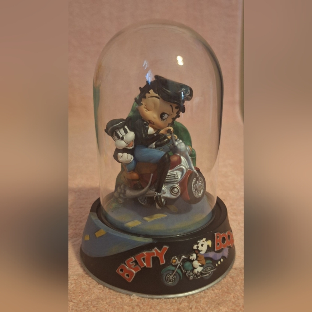 Betty Boop Born To Be Boop Hand Painted Sculpture